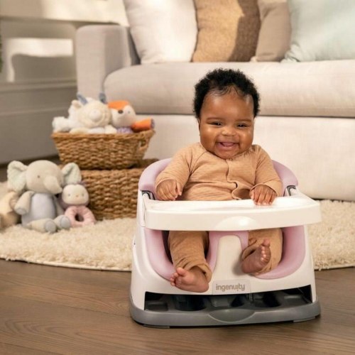 Babystol med bakke Ingenuity - Pink