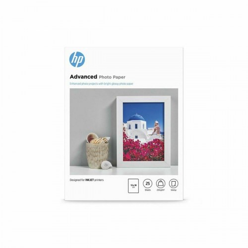 HP Advanced Glossy fotopapir 13 × 18 cm (A5) - 25 ark