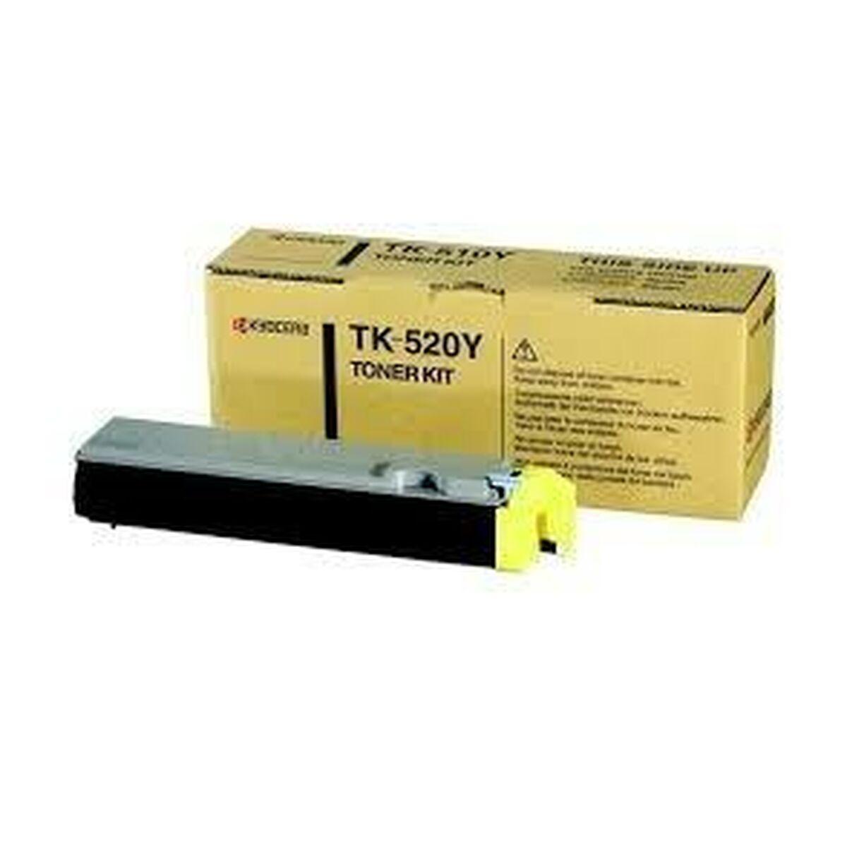 Toner Kyocera Tk 520y Gul Sort