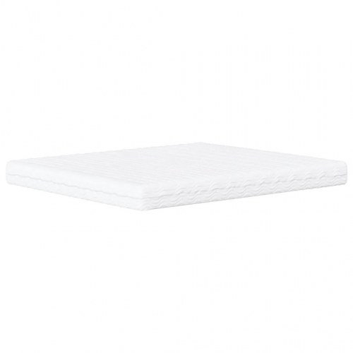 Skummadras 180×210 cm - vendbar H2/H3, hvid