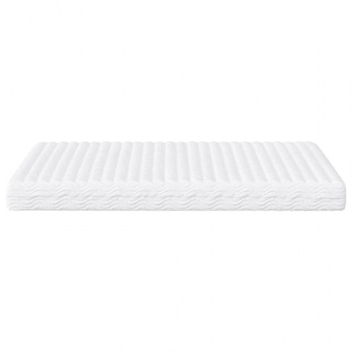 Skummadras 180×210 cm - vendbar H2/H3, hvid