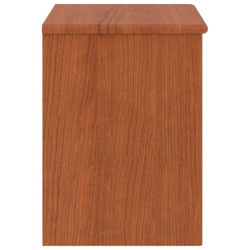Sengeborde 2 stk. 35x30x40 cm massivt fyrretræ honningbrun