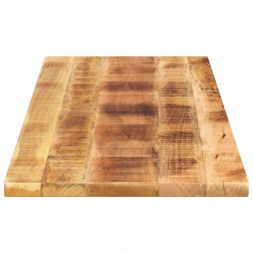 Bordplade 140x60x2,5 cm rektangulær massivt ru mangotræ