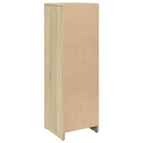 Badeværelsesskab 30×30×95 cm i konstrueret træ - sonoma-eg