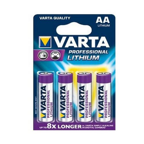 Varta Ultra Lithium batterier AA - 4 stk.