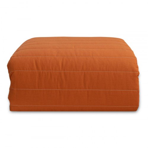 Sengetæppe med to sider Basic Dash Orange 270 x 260 cm