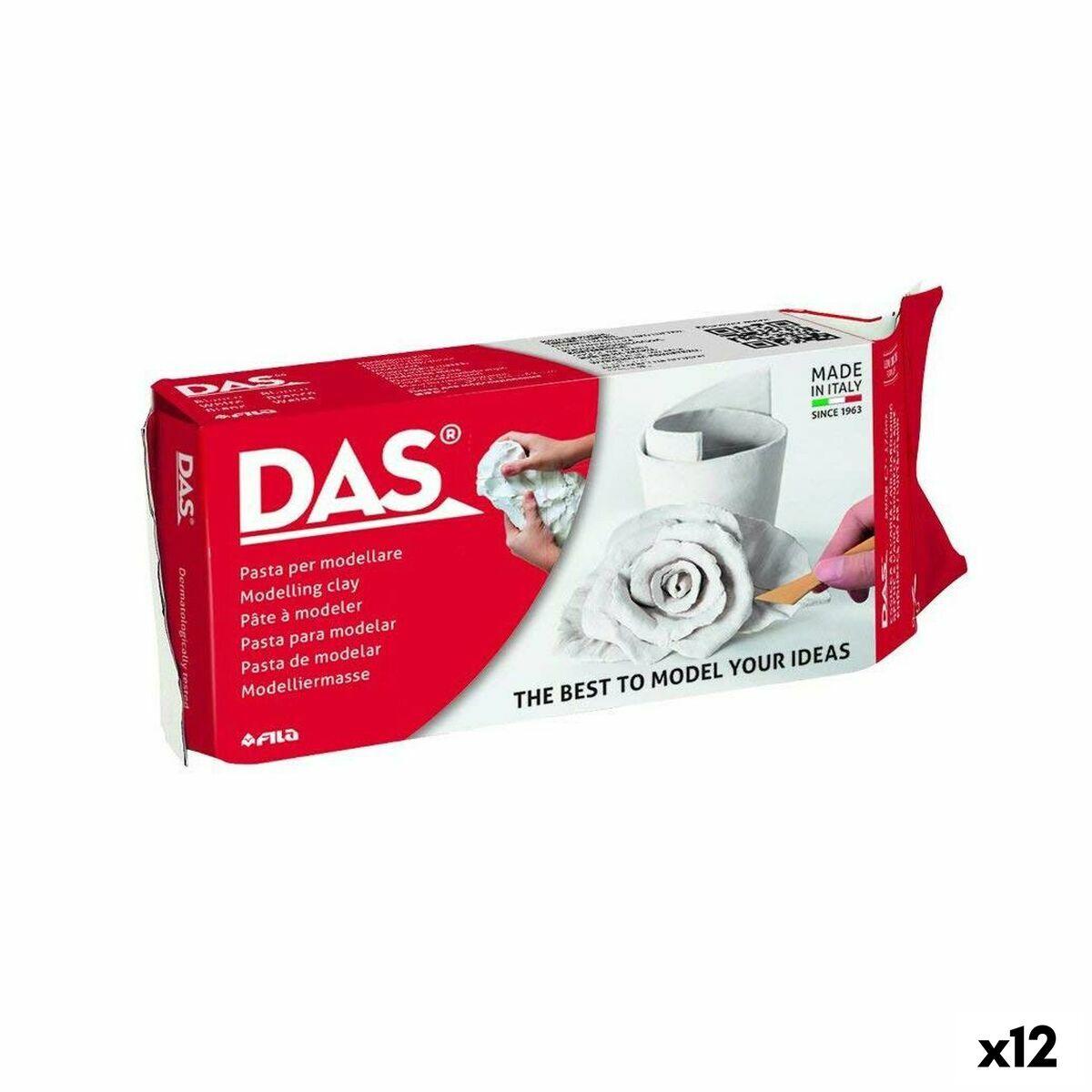 DAS modellermasse hvid 1 kg - pakke med 12