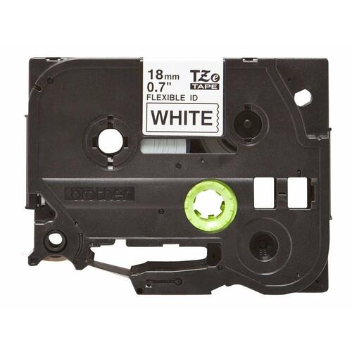 Etikettape Brother TZe-FX631 gul - 12 mm, lamineret