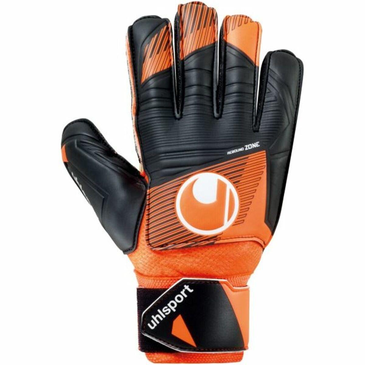 Målmandshandsker Uhlsport Soft Ressist+ Flex Frame Sort Voksne 7