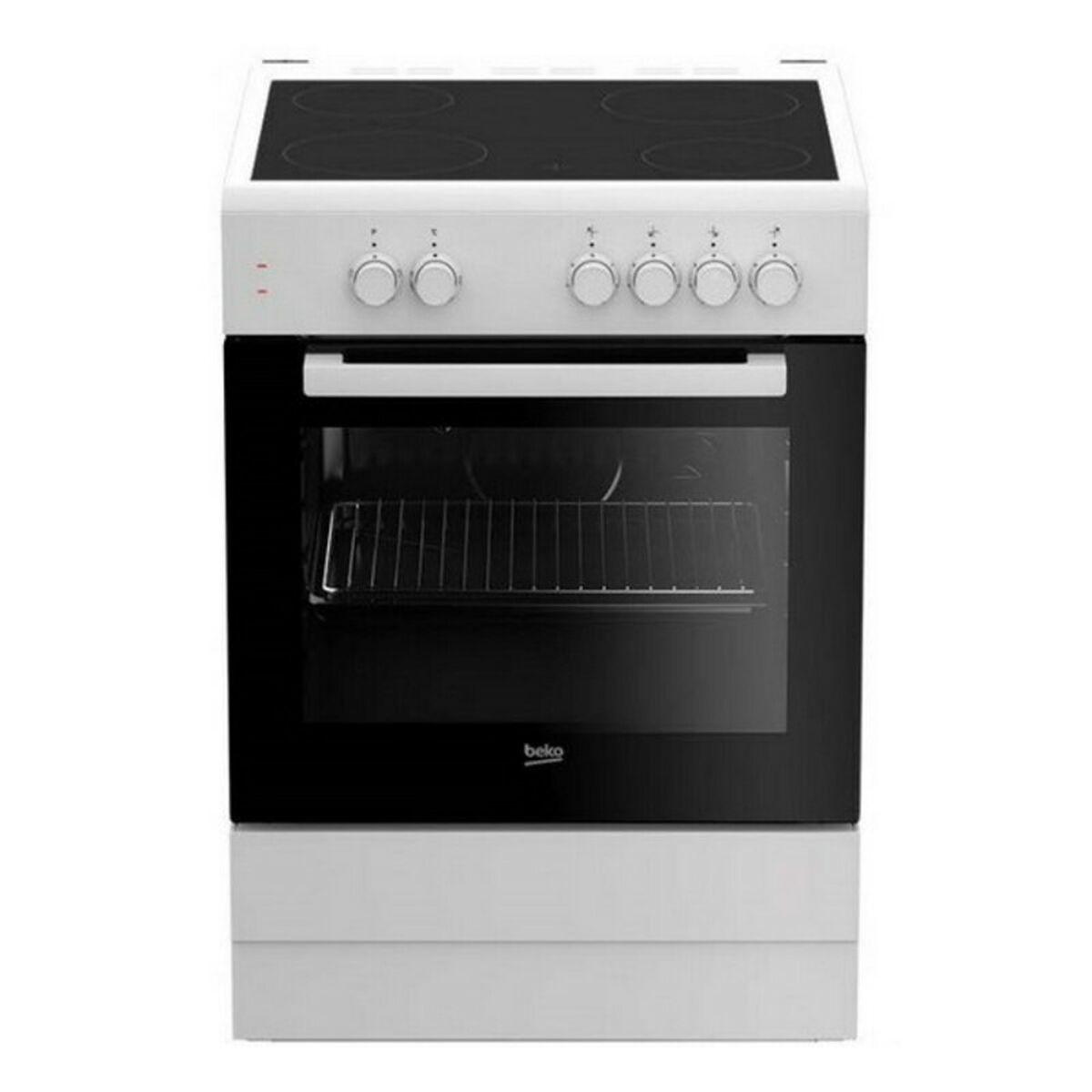 Enhed bestående af ovn og glaskeramik BEKO FSS67000GW 71 L 60 cm Hvid