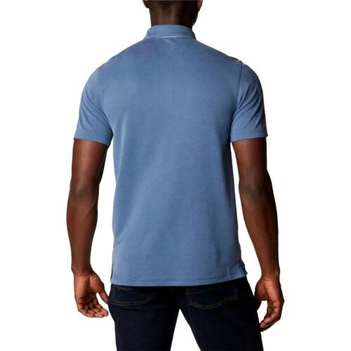 Kortærmet Polotrøje til Mænd Columbia Nelson Point™ Indigo 3XL