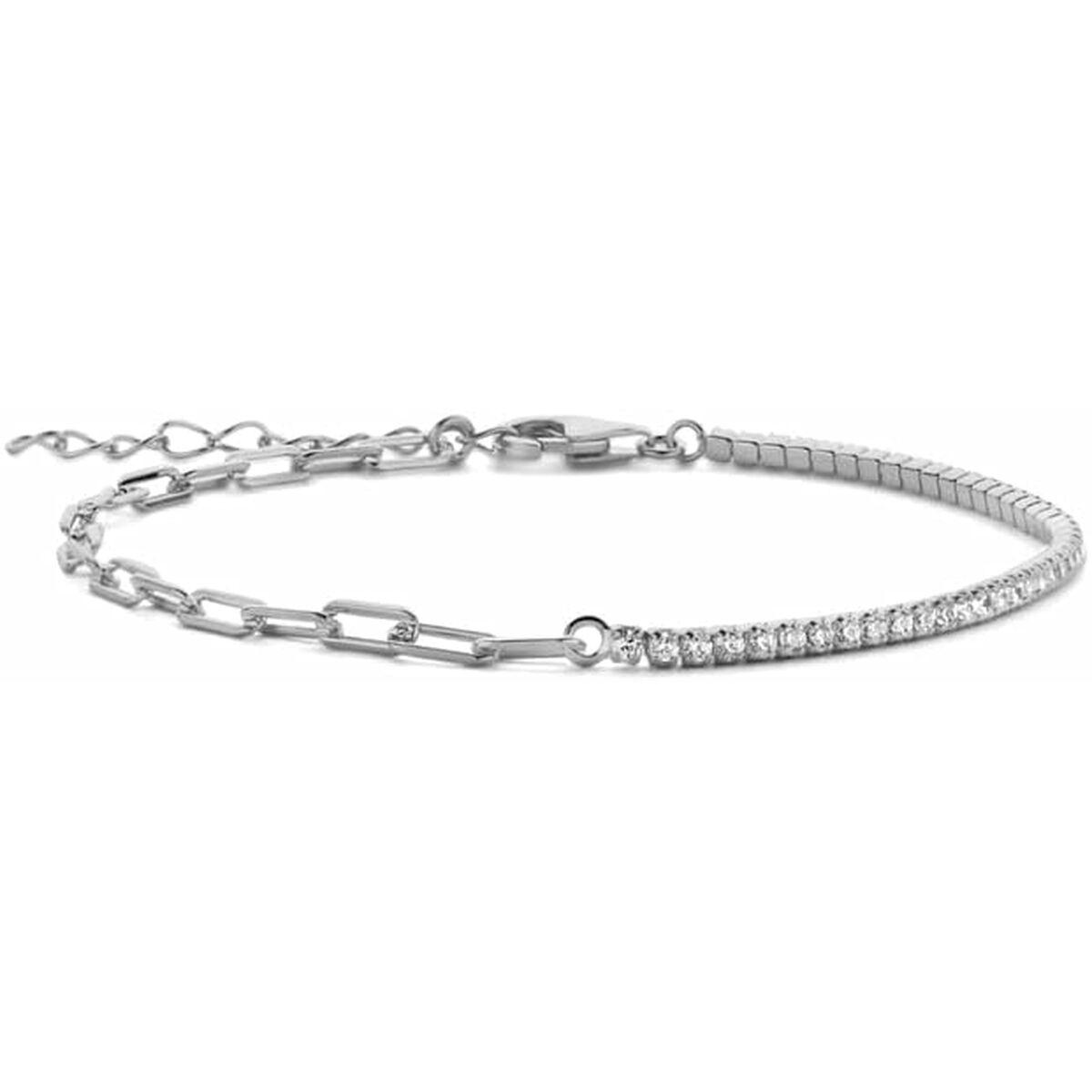 New Bling armbånd til kvinder 9NB-0788 - elegant sølvfarvet