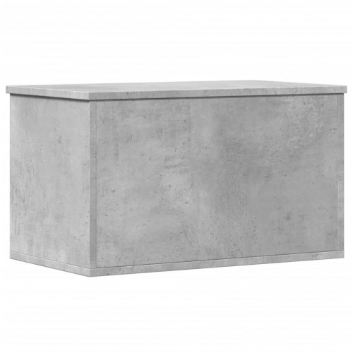 Opbevaringsboks i konstrueret træ 60 × 35 × 35 cm - betongrå