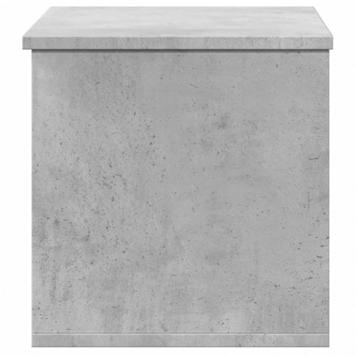 Opbevaringsboks i konstrueret træ 60 × 35 × 35 cm - betongrå