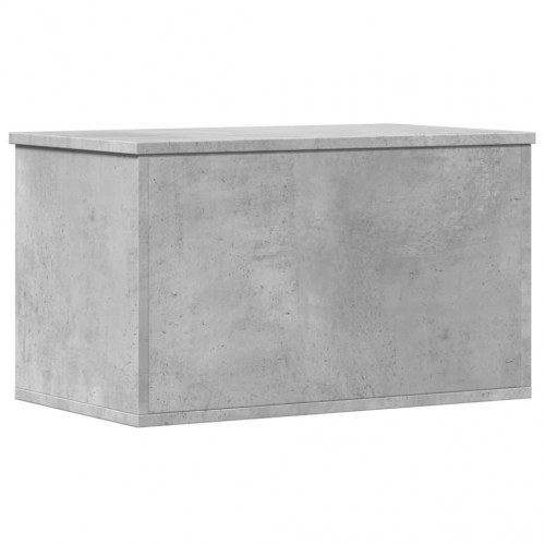 Opbevaringsboks i konstrueret træ 60 × 35 × 35 cm - betongrå