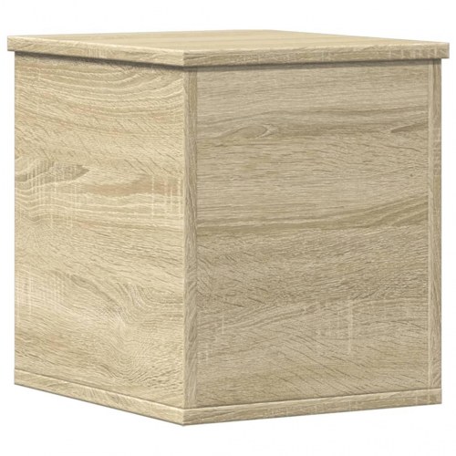 Opbevaringsboks 30 × 35 × 35 cm i konstrueret træ - sonoma-eg
