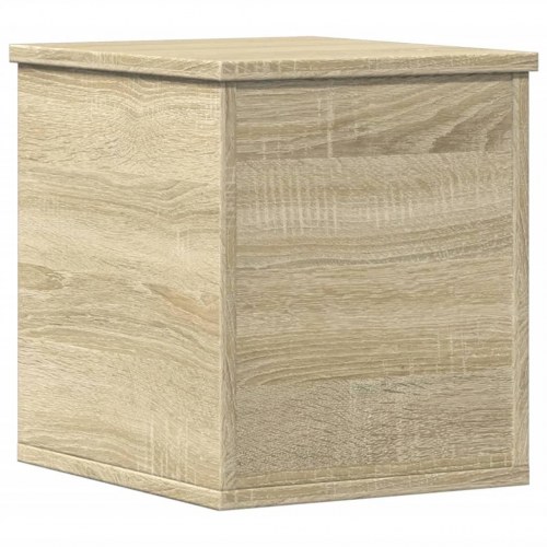 Opbevaringsboks 30 × 35 × 35 cm i konstrueret træ - sonoma-eg