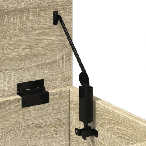 Opbevaringsboks 30 × 35 × 35 cm i konstrueret træ - sonoma-eg