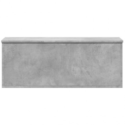 Opbevaringsboks i konstrueret træ - 90×35×35 cm, betongrå