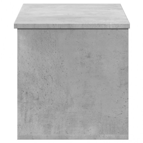 Opbevaringsboks i konstrueret træ - 90×35×35 cm, betongrå