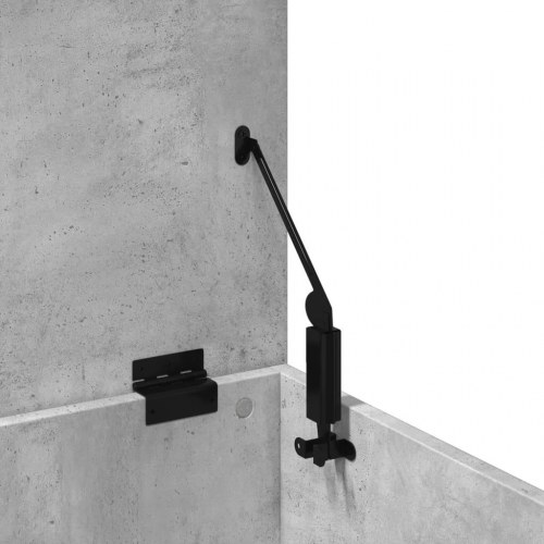 Opbevaringsboks i konstrueret træ - 90×35×35 cm, betongrå