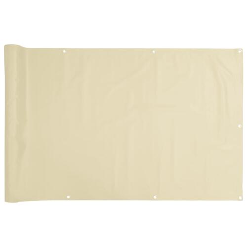 Altanafskærmning 700x75 cm PVC cremefarvet