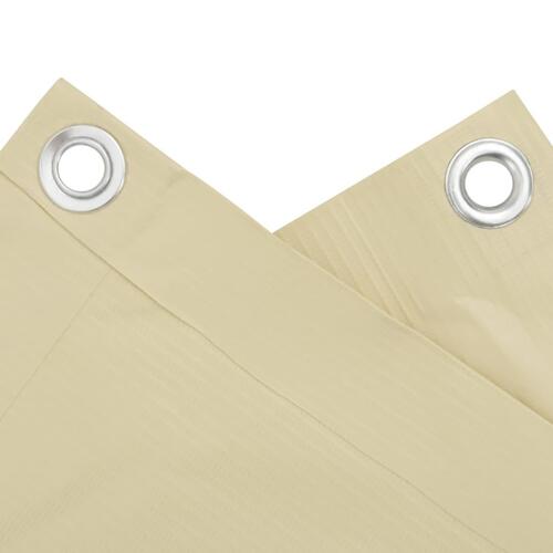 Altanafskærmning 700x75 cm PVC cremefarvet