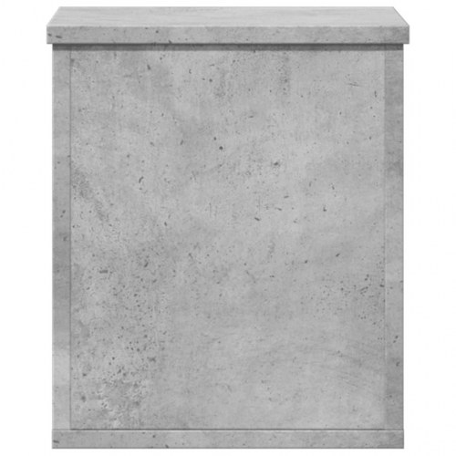 Opbevaringsboks i konstrueret træ - 30 × 35 × 35 cm, betongrå