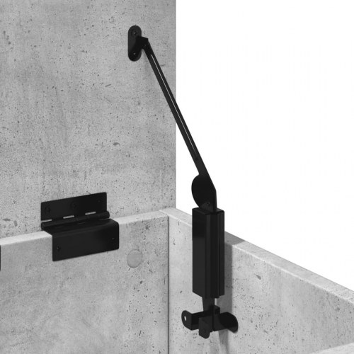 Opbevaringsboks i konstrueret træ - 30 × 35 × 35 cm, betongrå