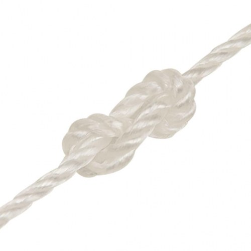 Arbejdsreb 8 mm 500 m polypropylen hvid