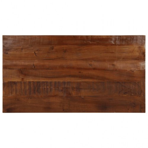 Bordplade 110x60x3,8 cm rektangulær massivt genbrugstræ