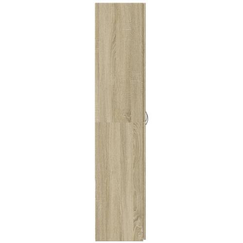 Arkivskab 60x32x153 cm konstrueret træ sonoma-eg