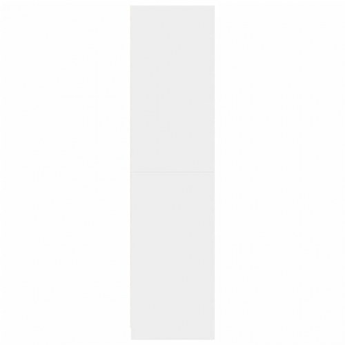 Klædeskab 30 x 50 x 200 cm i konstrueret træ - hvid