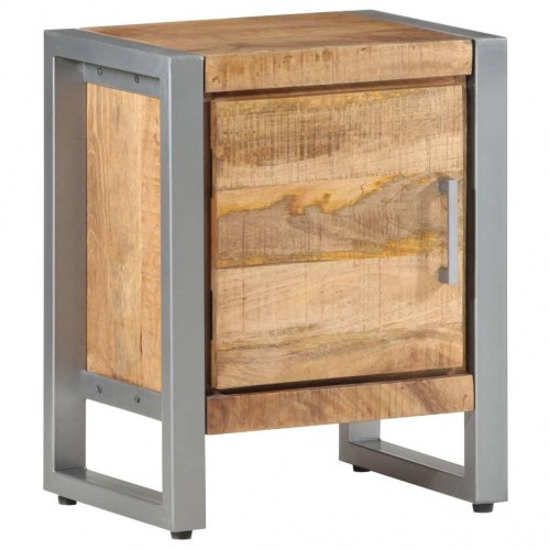 Sengebord 40x30x50 cm massivt mangotræ
