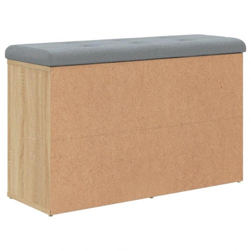 Skobænk Sonoma eg 82x32x50 cm konstrueret træ