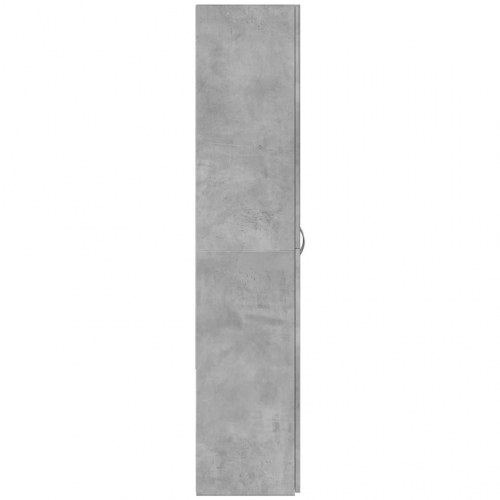 Arkivskab 60 × 32 × 153 cm i konstrueret træ - betongrå