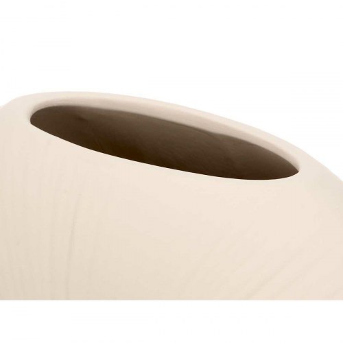 Vase keramik beige - , cirkulær 29 × 26 × 11 cm (4 stk.)
