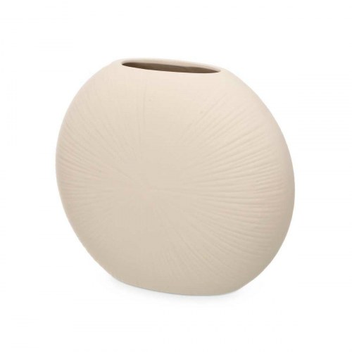 Vase keramik beige - , cirkulær 29 × 26 × 11 cm (4 stk.)
