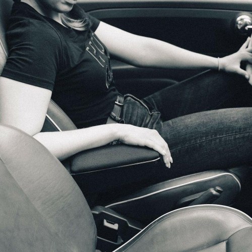 Armster armlæn til Renault Megane III (2009-2016) - sort klæde, central armlæn