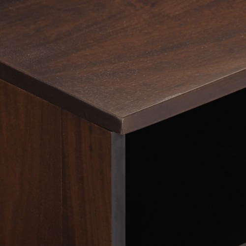 Tv-bord 100×34×46 cm i massivt mangotræ - brun, industrielt design