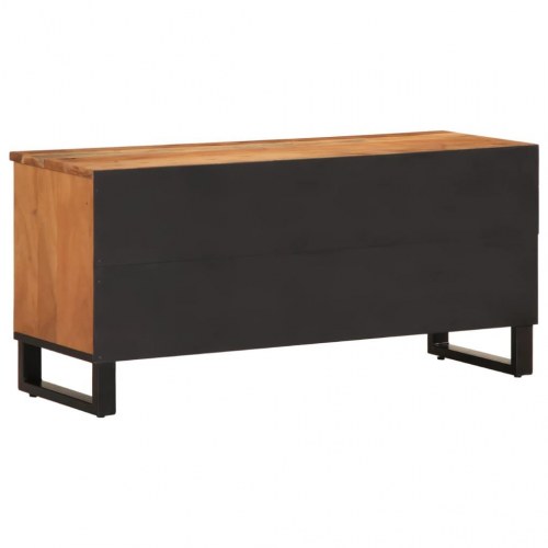 TV-bord i massivt akacietræ - 100 x 34 x 46 cm