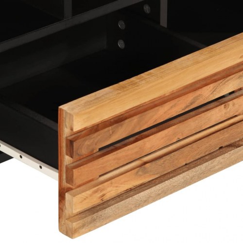 TV-bord i massivt akacietræ - 100 x 34 x 46 cm