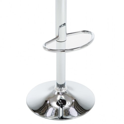 Barstole 2 stk. kunstlæder brun