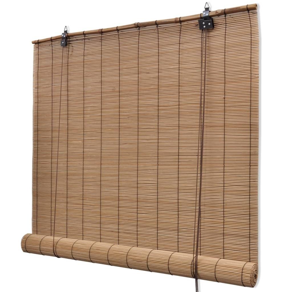 Billede af Rullegardin 100x220 cm bambus brun