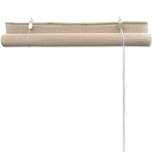 Rullegardin 80x220 cm bambus naturfarvet