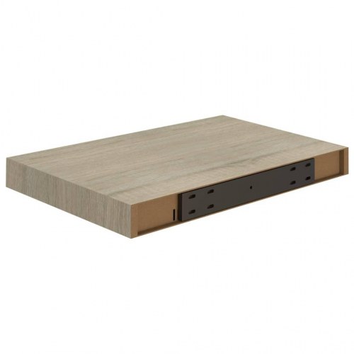 Væghylder 2 stk. - 40×23×3,8 cm i MDF, egetræsfarve