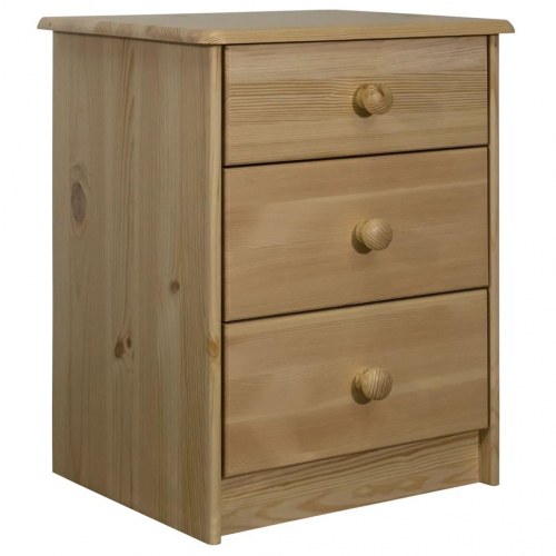 Kommode 43x34x53 cm massivt fyrretræ