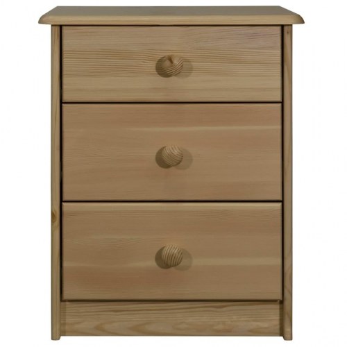 Kommode 43x34x53 cm massivt fyrretræ
