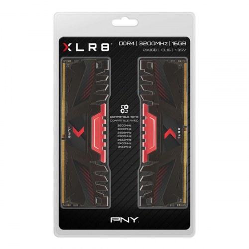 PNY XLR8 DDR4 RAM 16 GB (2x8 GB) 3200 MHz CL16