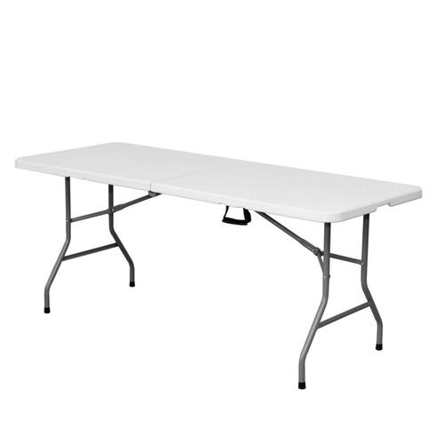 Sammenklappeligt bord Hvid HDPE 180 x 70 x 74 cm